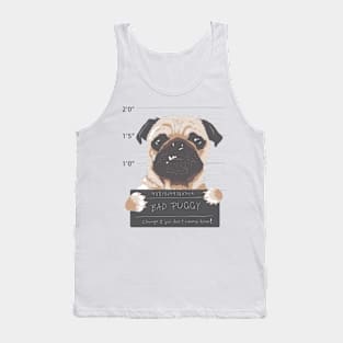 Bad Pug - Angry Pug. PugShot! Tank Top